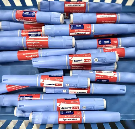 A stack of Ozempic pens